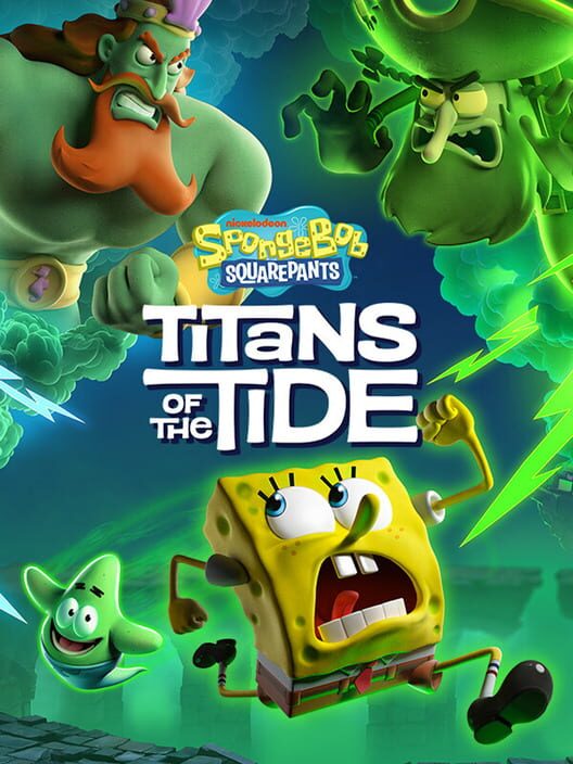 Copertina ufficiale del videogioco SpongeBob SquarePants: Titans of the Tide