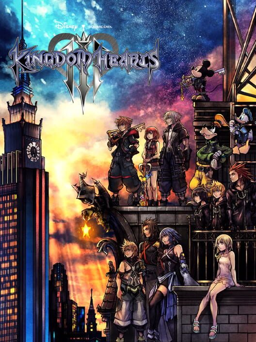 Copertina ufficiale del videogioco Kingdom Hearts III