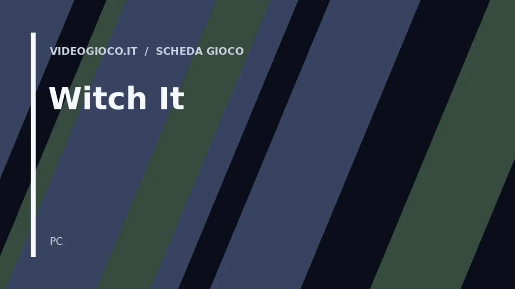 Visual grafico originale Videogioco.it per il gioco Witch It