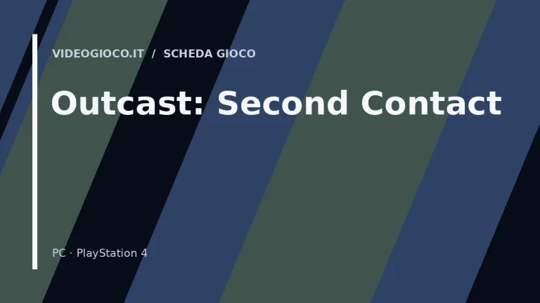 Visual grafico originale Videogioco.it per Outcast: Second Contact