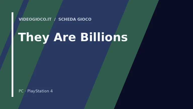 Visual grafico originale Videogioco.it per il gioco They Are Billions