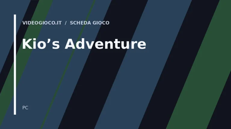 Visual grafico originale di Videogioco.it per il gioco Kio's Adventure