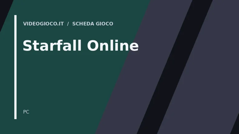 Visual di copertina del videogioco Starfall Online
