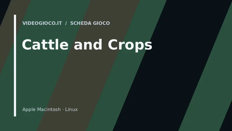 Visual grafico originale Videogioco.it per Cattle and Crops