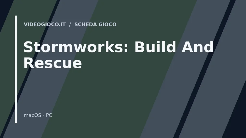 Copertina originale Videogioco.it per il gioco Stormworks: Build And Rescue
