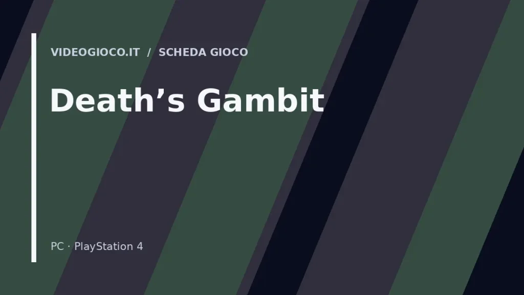 Copertina originale Videogioco.it per il gioco Death's Gambit