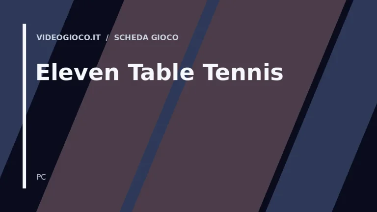 Copertina originale Videogioco.it del gioco Eleven Table Tennis