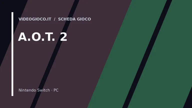 Copertina del videogioco A.O.T. 2