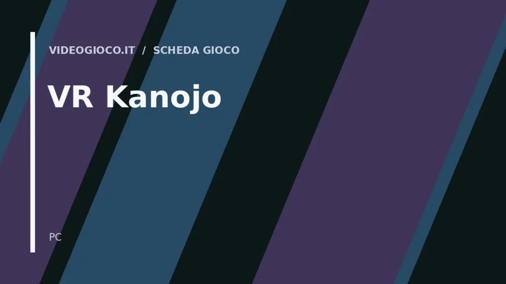 Visual grafico originale Videogioco.it per il gioco VR Kanojo