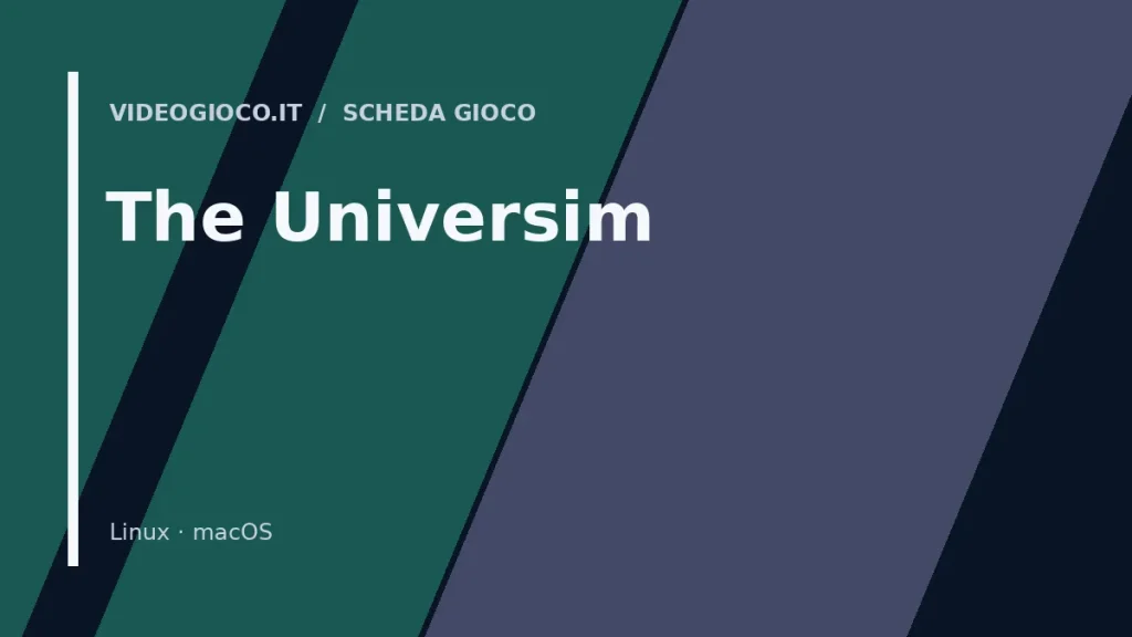Visual grafico originale Videogioco.it per il gioco The Universim