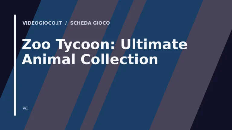 Visual grafico originale Videogioco.it realizzato per Zoo Tycoon: Ultimate Animal Collection.