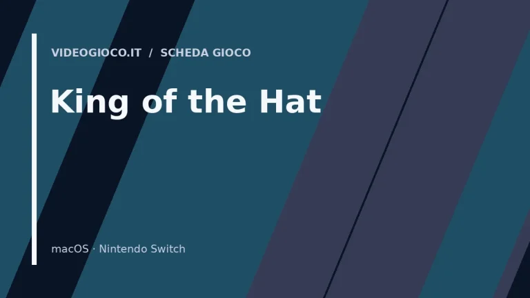 Visual grafico originale di Videogioco.it per King of the Hat