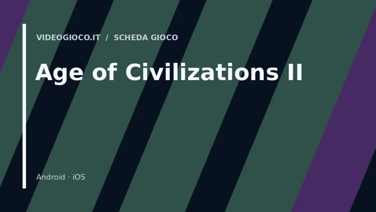 Visual grafico originale Videogioco.it per il gioco Age of Civilizations II