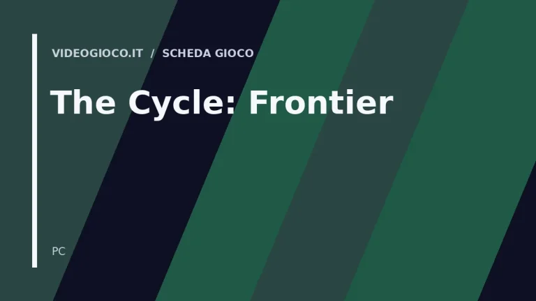 Visual grafico originale Videogioco.it per la copertina di The Cycle: Frontier