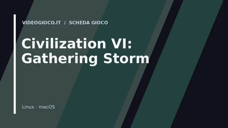 Visual grafico originale Videogioco.it per il videogioco Civilization VI: Gathering Storm