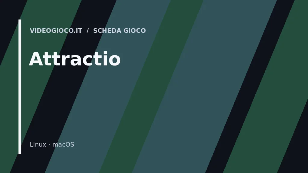 Visual grafico originale Videogioco.it per il videogioco Attractio
