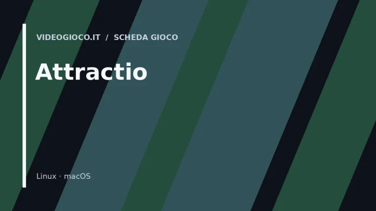 Visual grafico originale Videogioco.it per il videogioco Attractio