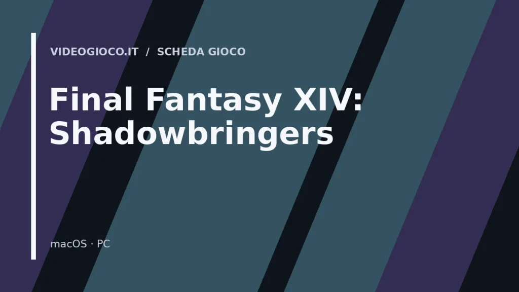 Copertina del gioco Final Fantasy XIV: Shadowbringers