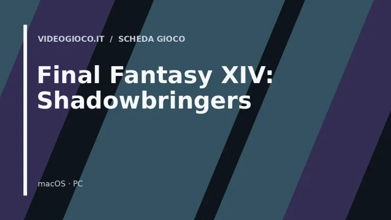 Copertina del gioco Final Fantasy XIV: Shadowbringers