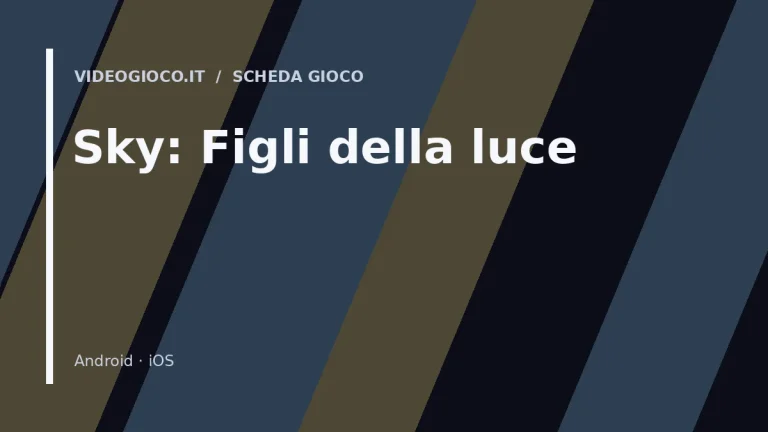 Copertina del gioco Sky: Figli della luce