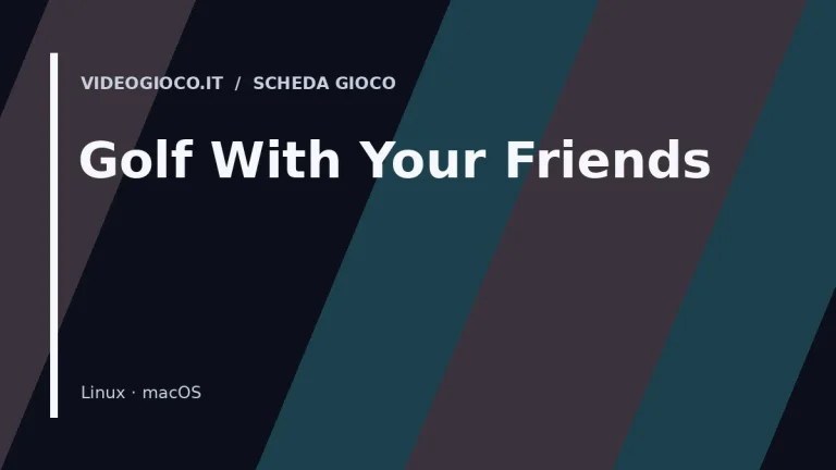 Visual grafico originale Videogioco.it per il videogioco Golf With Your Friends.
