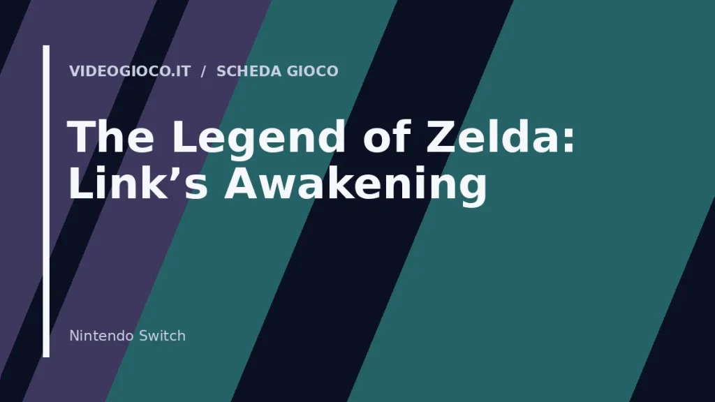 Visual grafico originale di The Legend of Zelda: Link’s Awakening