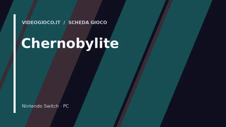 Grafica originale di Videogioco.it realizzata per il gioco Chernobylite