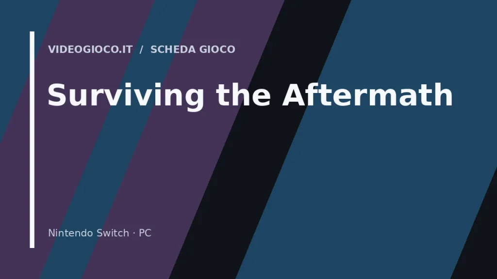 Grafica originale di Videogioco.it realizzata per il gioco Surviving the Aftermath