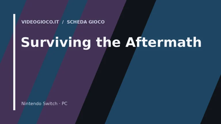 Grafica originale di Videogioco.it realizzata per il gioco Surviving the Aftermath