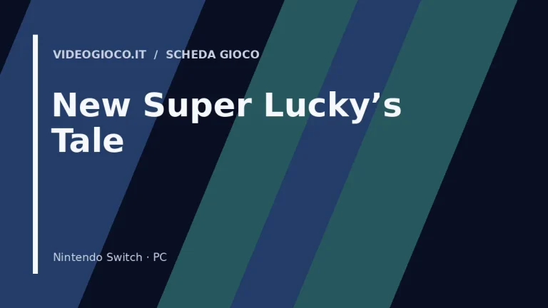 Copertina di New Super Lucky’s Tale: visual grafico originale Videogioco.it
