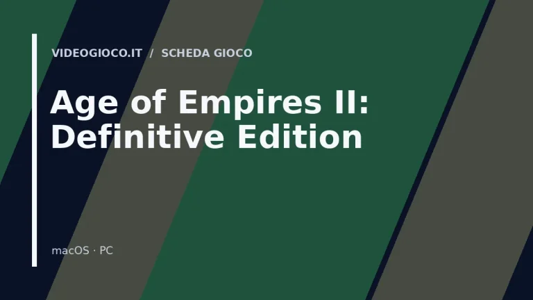 Copertina di Age of Empires II: Definitive Edition: visual grafico originale Videogioco.it