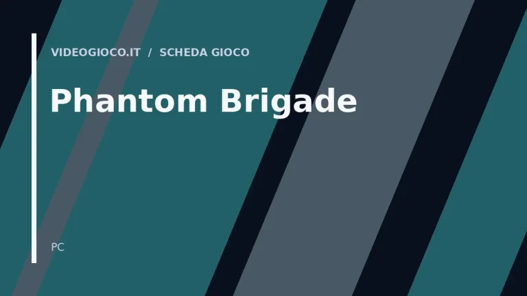 Copertina del gioco Phantom Brigade con visual grafica originale Videogioco.it.