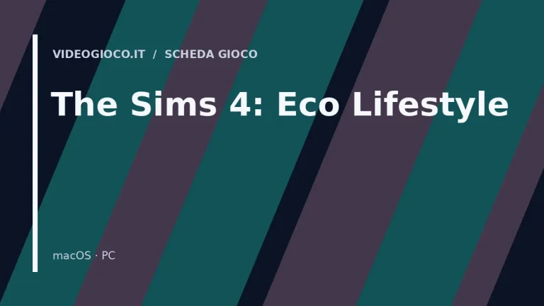 Copertina del videogioco The Sims 4: Eco Lifestyle