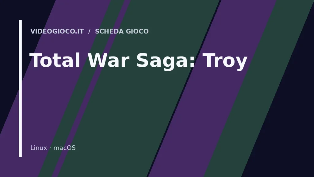 Grafica originale di Videogioco.it per il videogioco Total War Saga: Troy