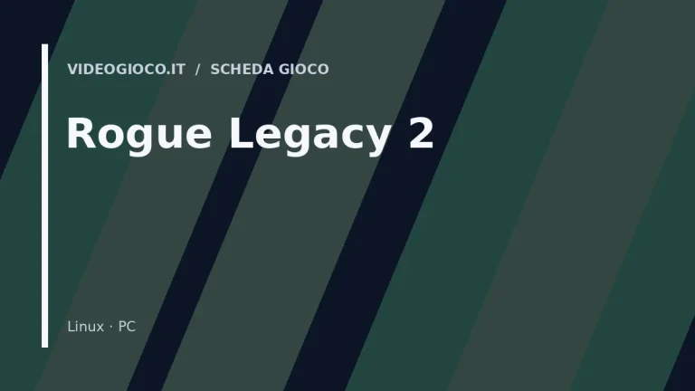 Grafica originale di Videogioco.it per il videogioco Rogue Legacy 2