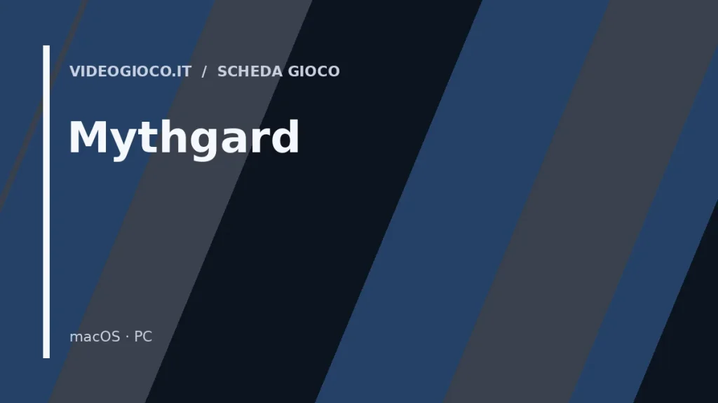 Copertina del gioco Mythgard con visual grafico originale Videogioco.it