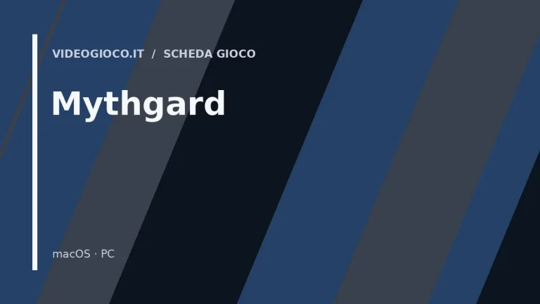 Copertina del gioco Mythgard con visual grafico originale Videogioco.it