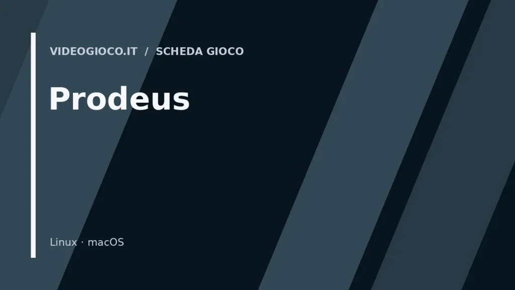Copertina di Prodeus con visual grafico originale Videogioco.it