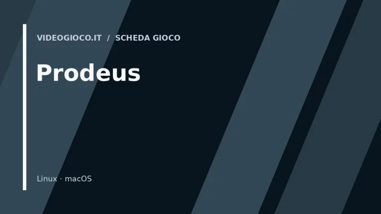 Copertina di Prodeus con visual grafico originale Videogioco.it