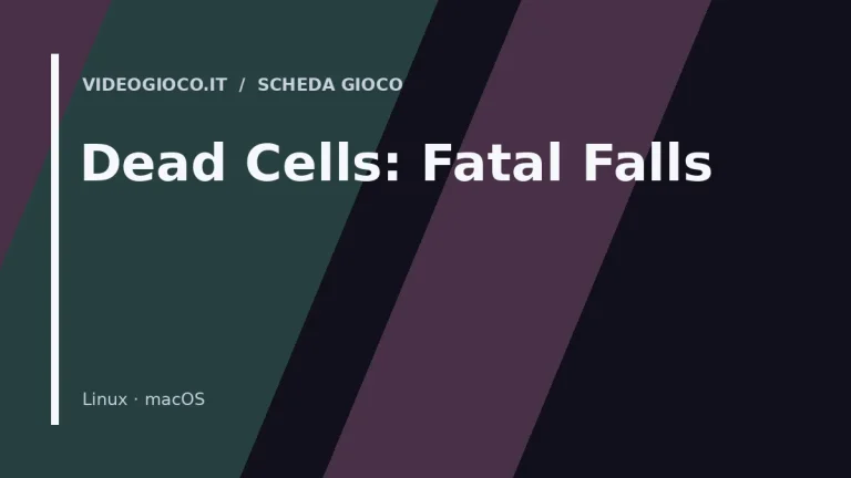 Visual grafico originale Videogioco.it creato per il gioco Dead Cells: Fatal Falls