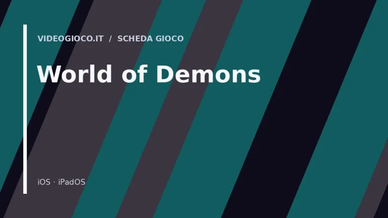 Visual grafico originale Videogioco.it per World of Demons