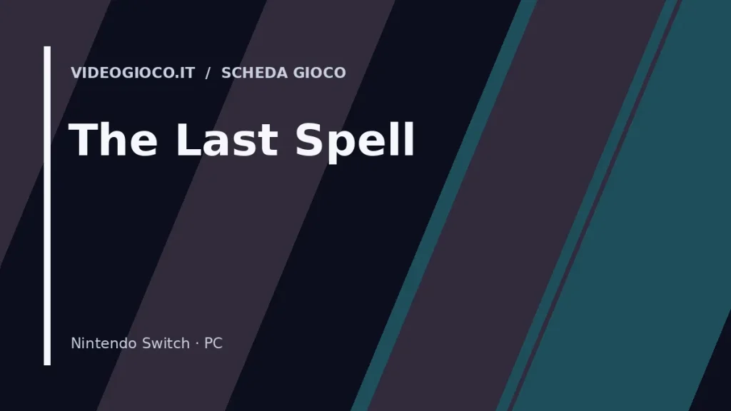 Copertina originale Videogioco.it per The Last Spell