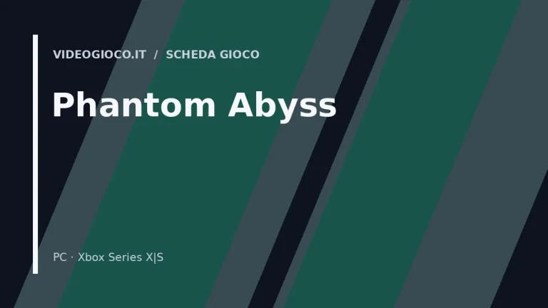 Visual di copertina originale Videogioco.it per Phantom Abyss