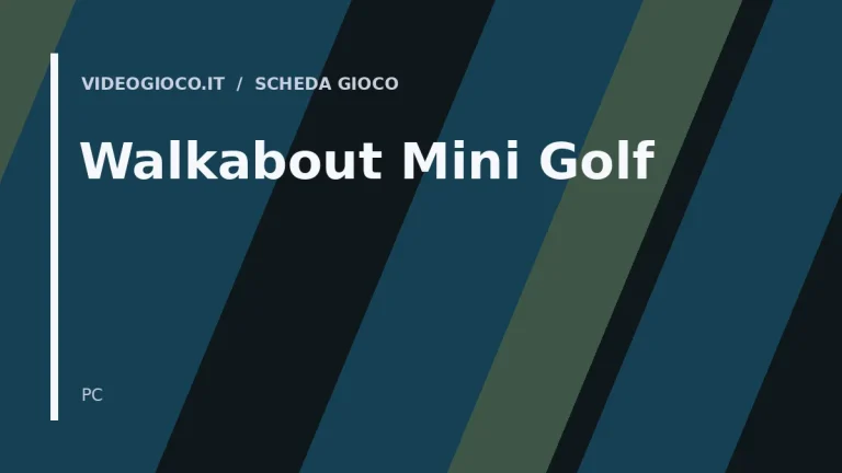 Visual grafico originale Videogioco.it per Walkabout Mini Golf
