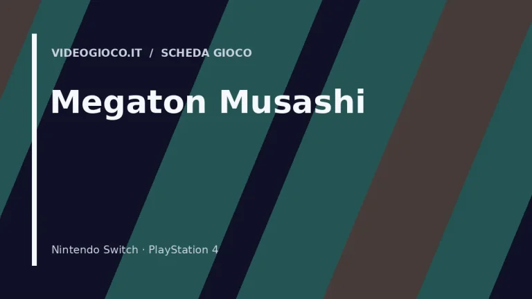Visual grafico originale Videogioco.it per Megaton Musashi