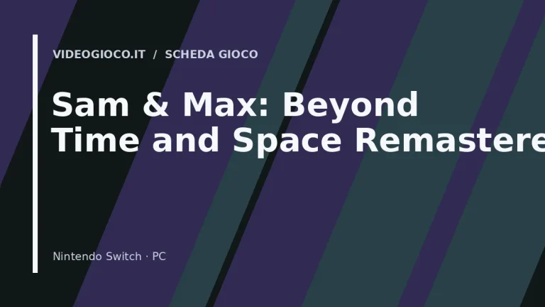 Copertina del videogioco Sam & Max: Beyond Time and Space Remastered