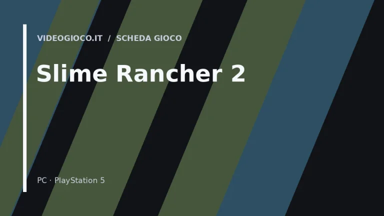 Visual grafico originale di Videogioco.it per il videogioco Slime Rancher 2.