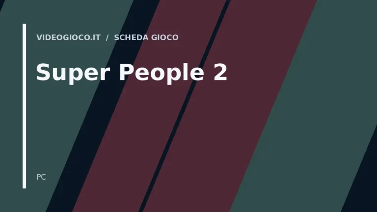Visual grafico originale di Videogioco.it per il gioco Super People 2