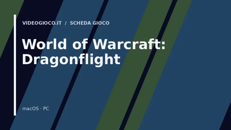 Visual grafico originale di Videogioco.it per il gioco World of Warcraft: Dragonflight