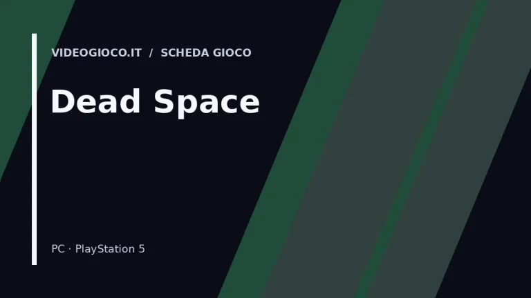 Visual grafico originale Videogioco.it per il gioco Dead Space